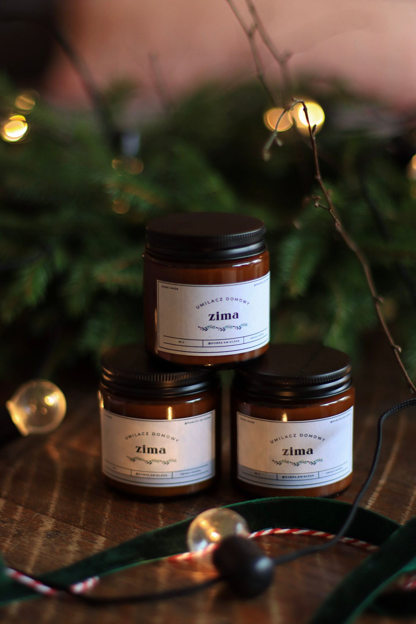 Dobra świeczka sojowa "zima"